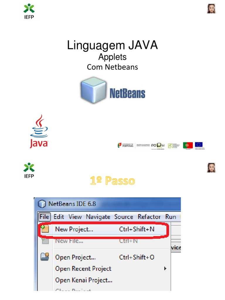 Applets em Java com NetBeans | PDF