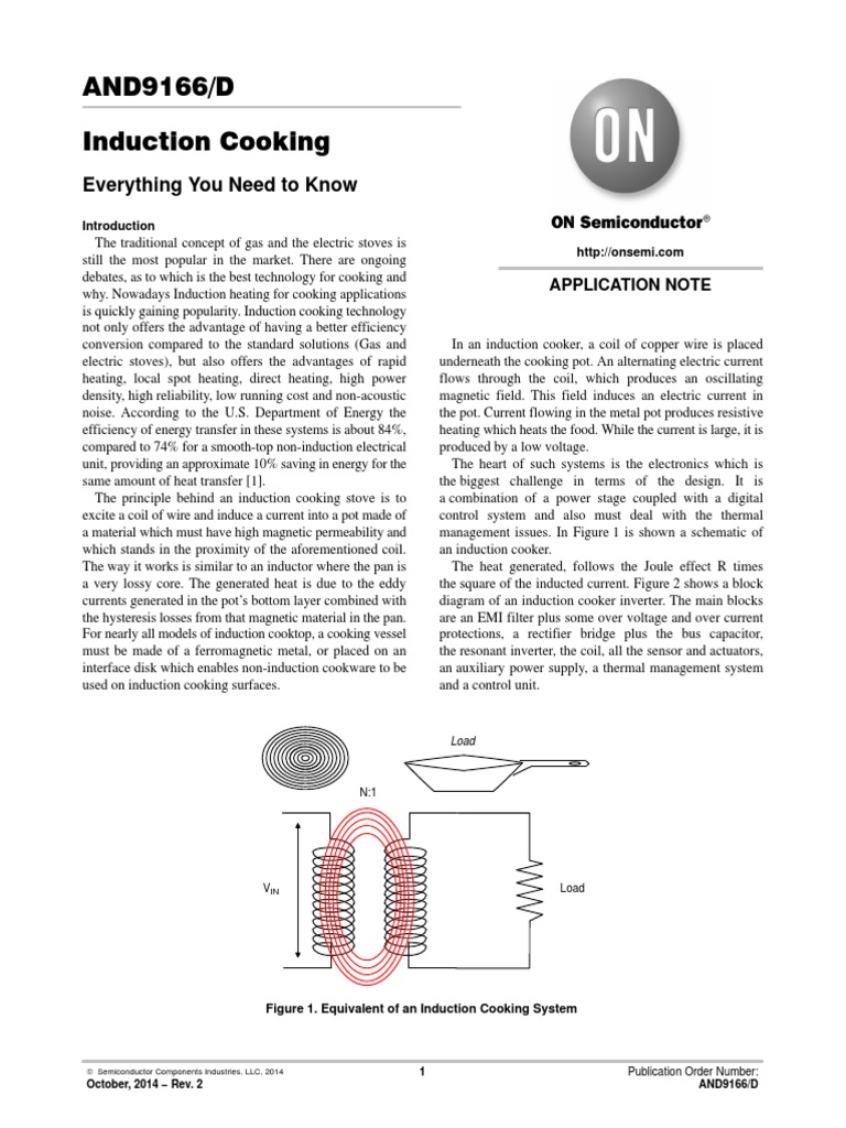 AND9166 Induction Note PDF | PDF | Inductor | Electromagnetic Induction
