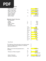 Seismic Calculation.