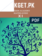 (PAKGET - PK) Azeem Maths XI (PAKGET - PK) - 1 PDF