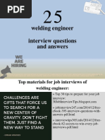 Welding Engineer Interview Questions and Answers: Free Ebook