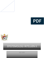 Epistemologi Intelijen II