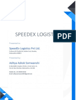 SpeedEx Logistics Mobile App Proposal