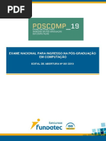 Edital do POSCOMP 2019