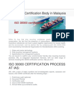 ISO 30000 Certification Body in Malaysia