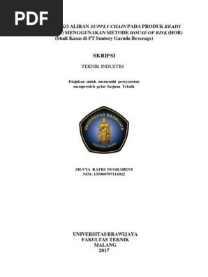 Rscm Using House Of Risk Method