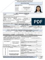 Application Form: Professional Regulation Commission
