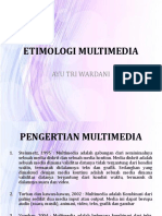 2. Etimologi Multimedia