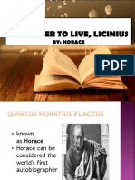 It's Better To Live, Licinius