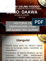 Historia Ya Mwanadamu
