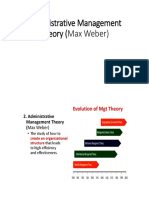 Administrative Management Theory (Max Weber)