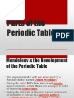 Mendeleev's Periodic Table & the Development of Chemical Classification
