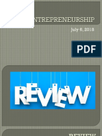Entrepreneurship Review