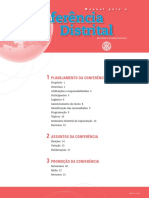 Manual Para a Conferência Distrital