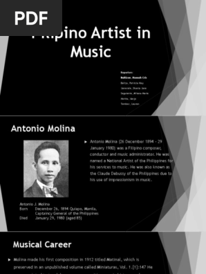 Filipino Music Artists