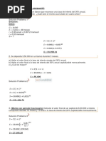 Ejercicios Resueltos de Interés Simple y Compuesto | PDF | Interés ...