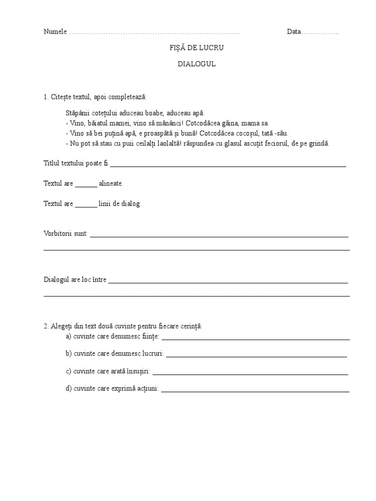 4 Dialogul | PDF