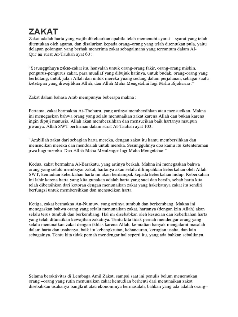 Zakat