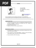 Indranil Resume For Job