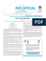 Ley 1437 de 2011 Codigo Contensioso Administrativo.pdf