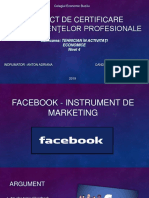 ATESTAT Facebook Instrument de Marketing