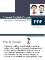 C'smart English Course: Kids' Palace For Speaking English by Dwi Oktoviani