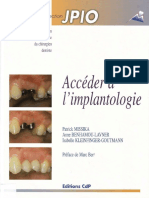 Acceder a Implantologie