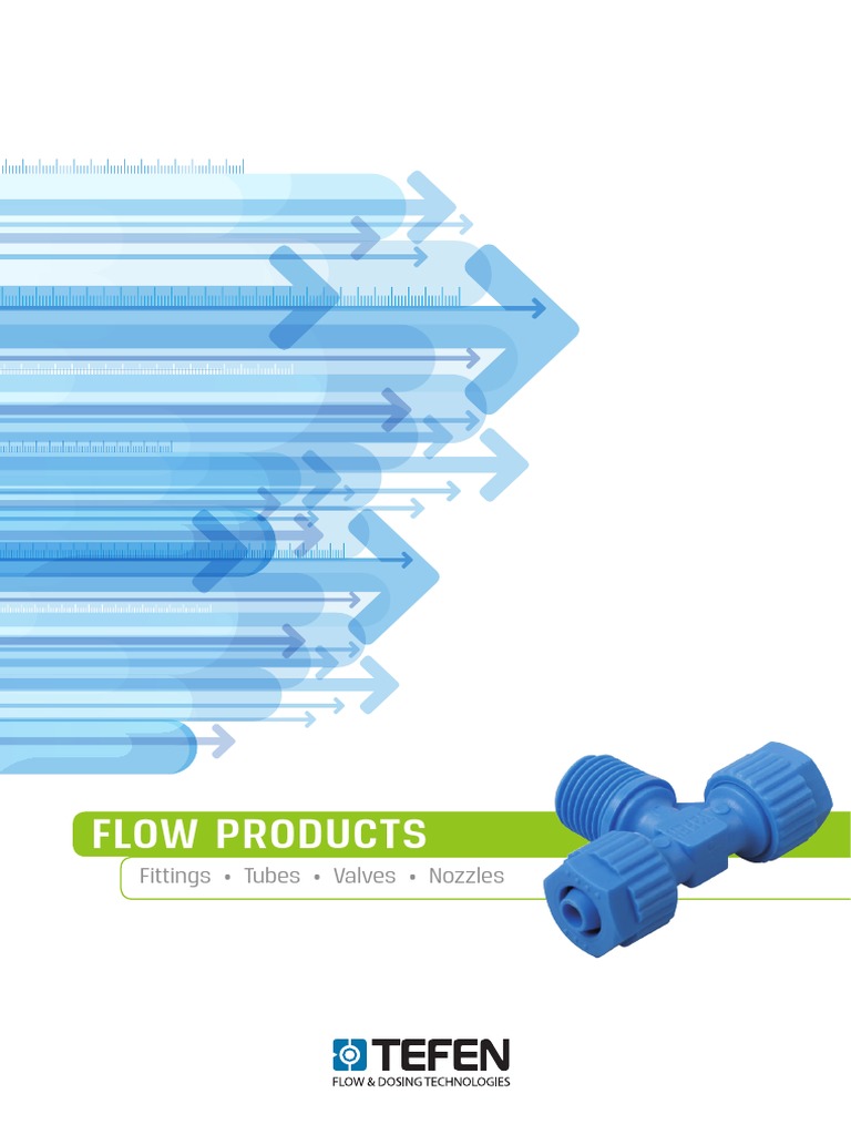 Tefen Flow Products and Fittings Guide | PDF | Pipe (Fluid Conveyance ...