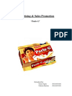 Parle G Advertising and Sales Promotion