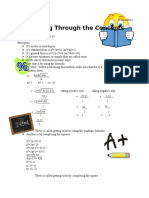 Solving a Quadratic Equation