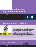 Censos y Movimientos Migratorios de Panamá