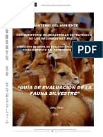 Propuesta Guía Evaluación Fauna Silvestre - Abr 2011
