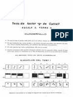 Cuadernillo Test de Factor G de Cattell (Nivel 3) (Forma A) (Form. Alt.) PDF