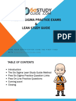 Free Six Sigma Practice Exams and Lean Study Guide From SixSigmaStudyGuide Dot Com - 2 PDF