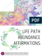Life Path Abundance Affirmations PDF
