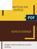 Benefícios em Espécie - Aula III