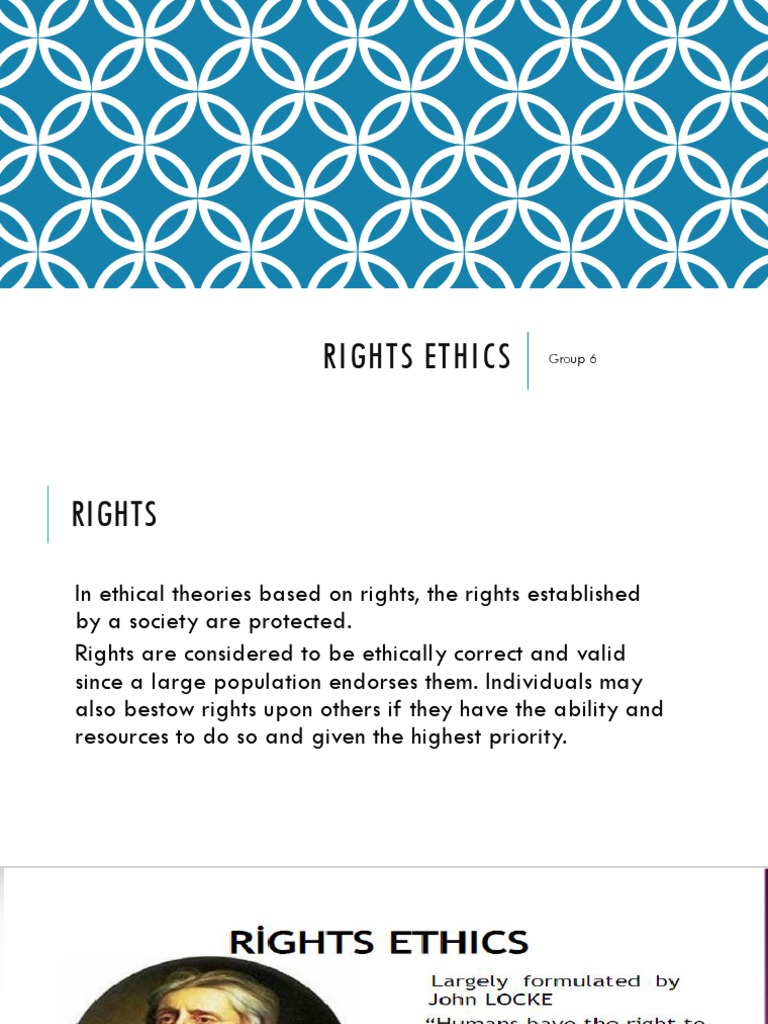 Rights Ethics: Moral vs Legal Rights | PDF