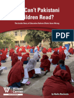 Why Cant Pakistani Children Read 