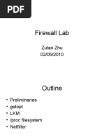 Firewall Lab Session