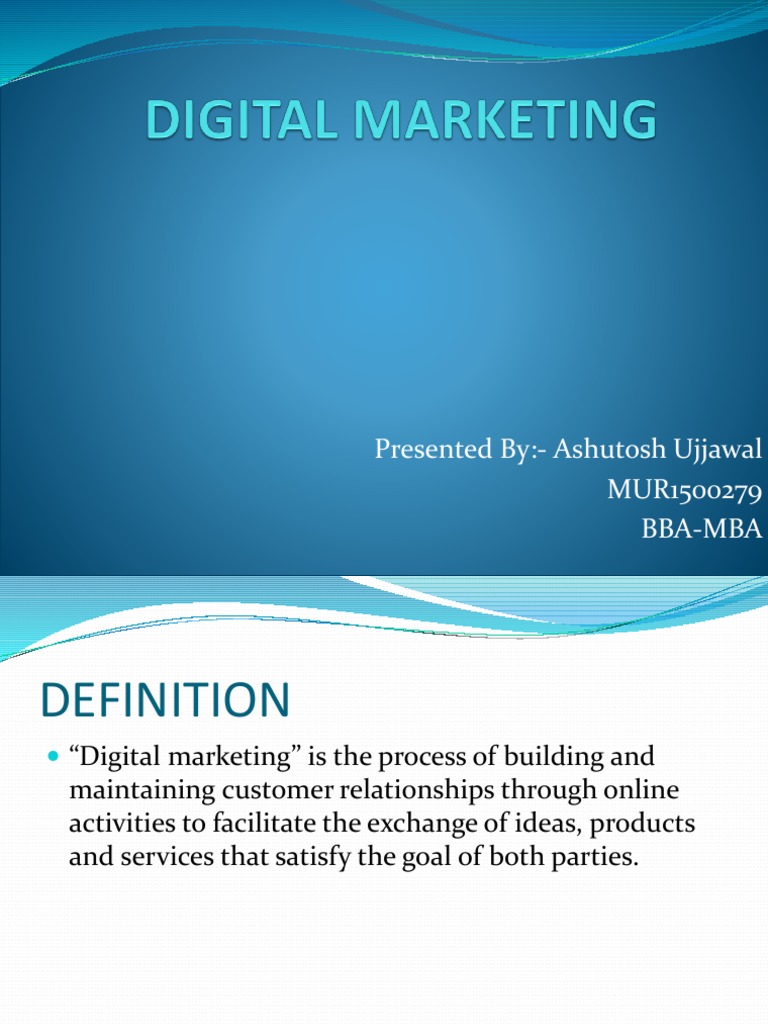 Digital Marketing Essentials by Ashutosh | PDF | Search Engine ...
