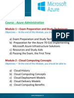 Course: Azure Administration: Module 1 - Exam Preparation and Study Techniques