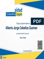 Alberto Jorge Ceballos Guzman: Otorga El Siguiente Diploma A