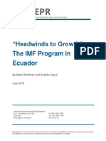 "Headwinds To Growth": The IMF Program in Ecuador