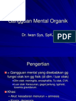 Gangguan Mental Organik Akibat Kondisi Medis