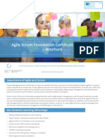 Agile and Scrum Foundation - Brochure