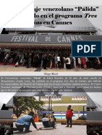 Diego Ricol - Cortometraje Venezolano "Pálida" Fue Exhibido en El Programa Tres Días en Cannes