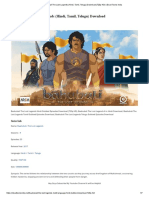 Baahubali The Lost Legends (Hindi, Tamil, Telugu) Download (720p HD) - Dead Toons India