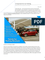 Why Tensile Structure Important For Car PDF