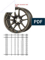 Cr-Kai: Wheel Model Diameter Width Offset Bolt Pattern Color