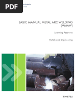 Basic Manual Metal Arc Welding (MMAW) : Learning Resource Metals and Engineering